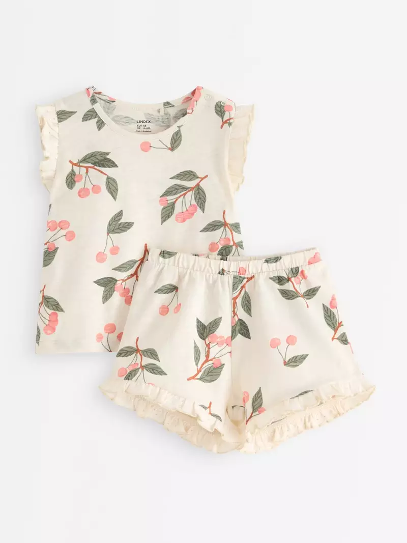 Set - top and shorts