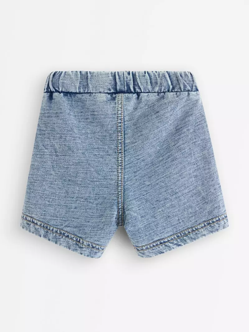 Sweat shorts with denim look - Image 2