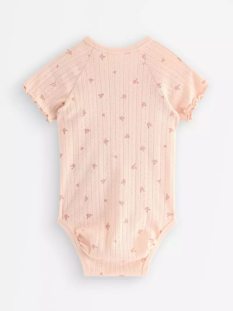 Wrap bodysuit in pointelle - Image 2