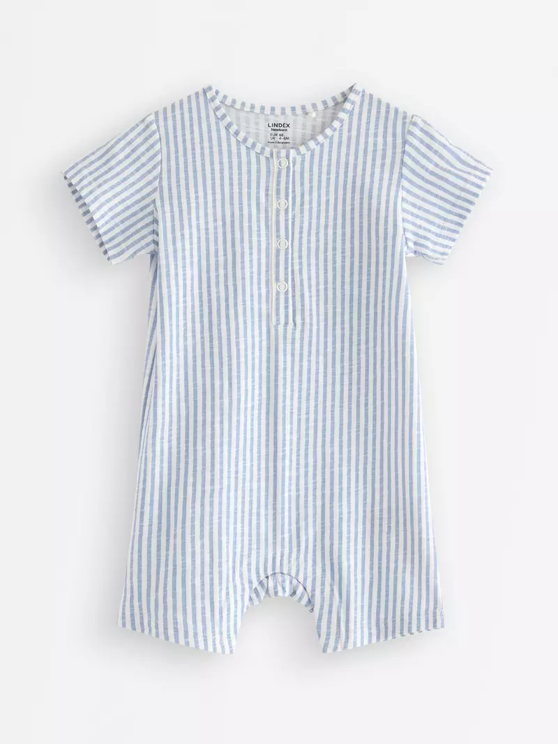 Romper in slub jersey